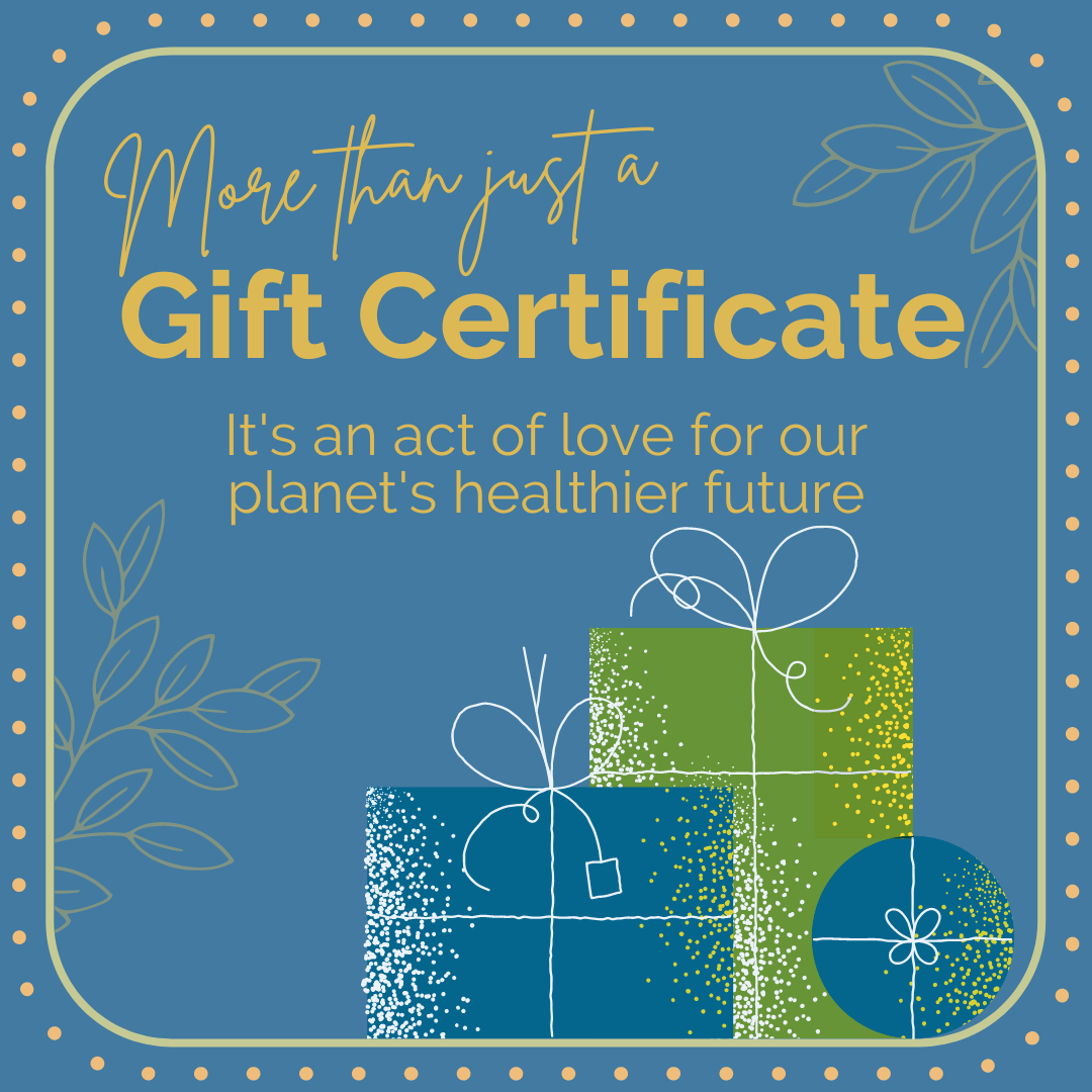 Eco Shark, Gift Card Certificates, Eco Friendly Gifts