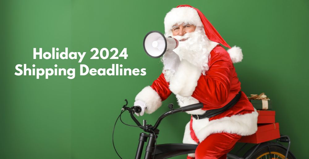 Eco Shark 2024 Holiday Shipping deadlines