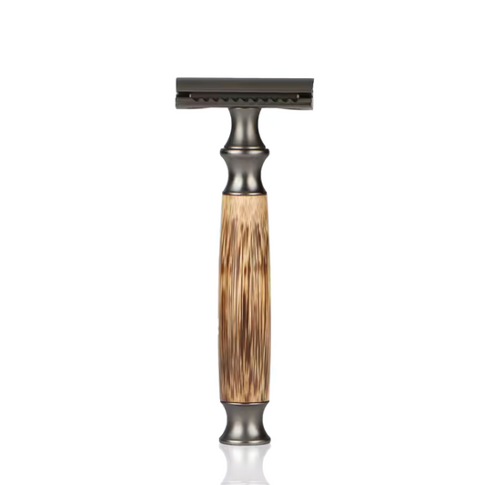 Bamboo safety razor for a superior shave