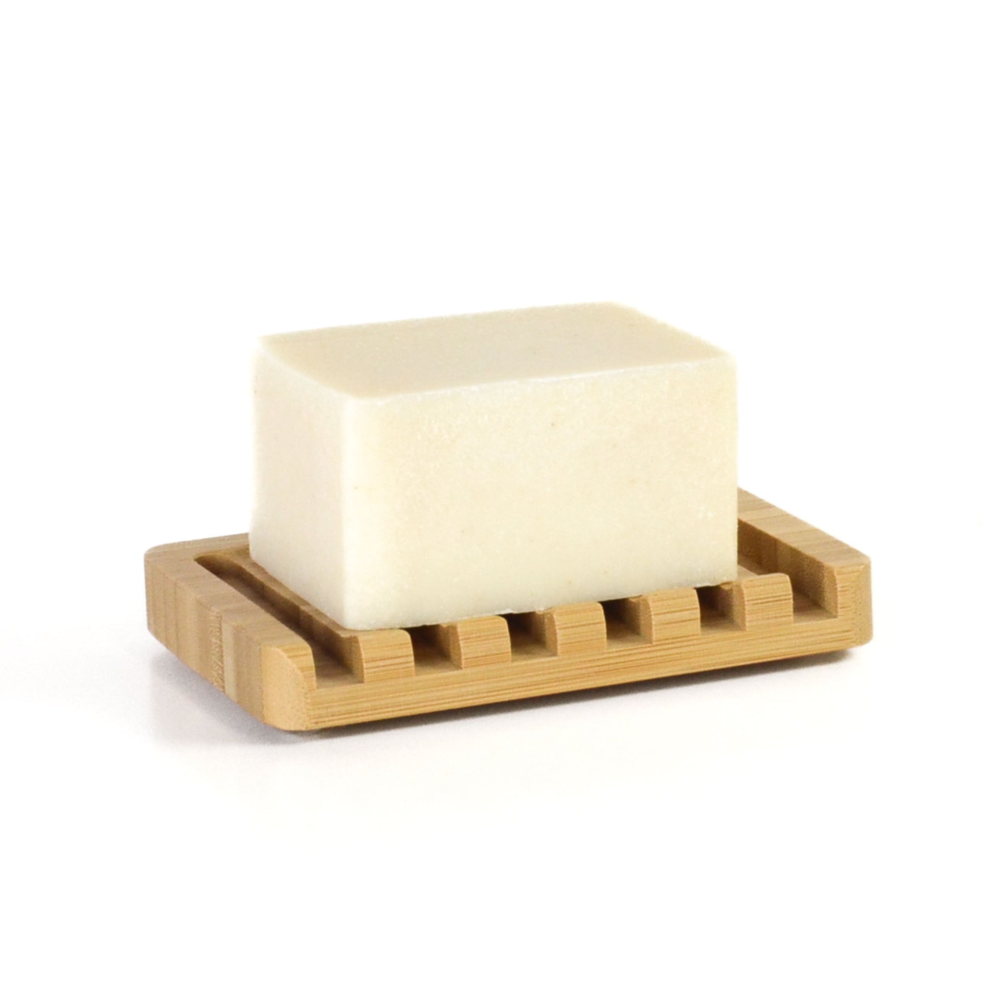 Plastic free and durable bamboo soap dish