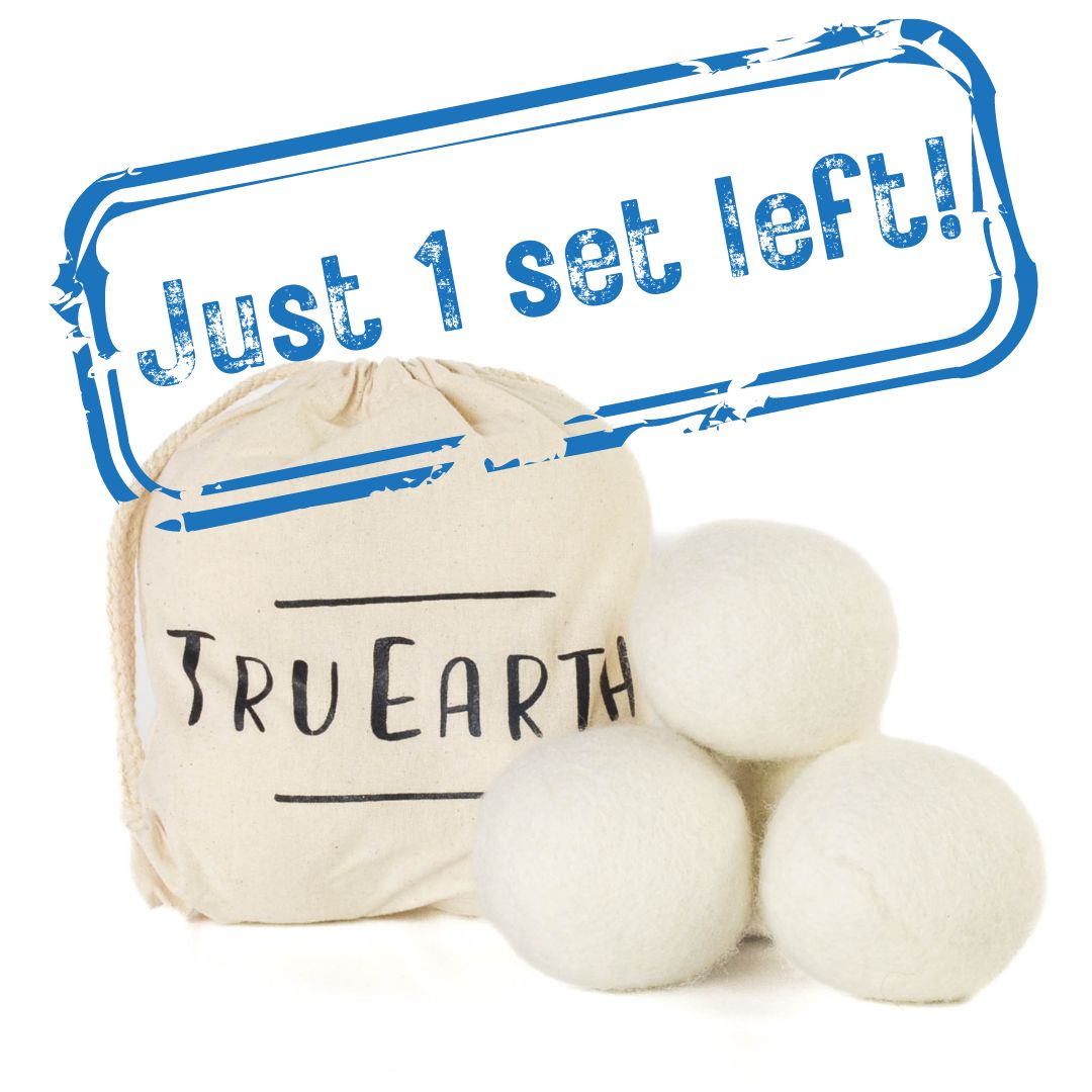 All natural 100% wool dryer balls by Tru Earth