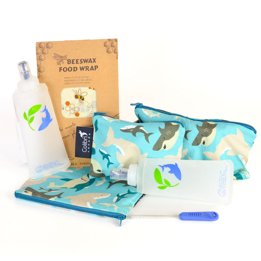 Eco Shark's zero waste litterless lunch food bundle