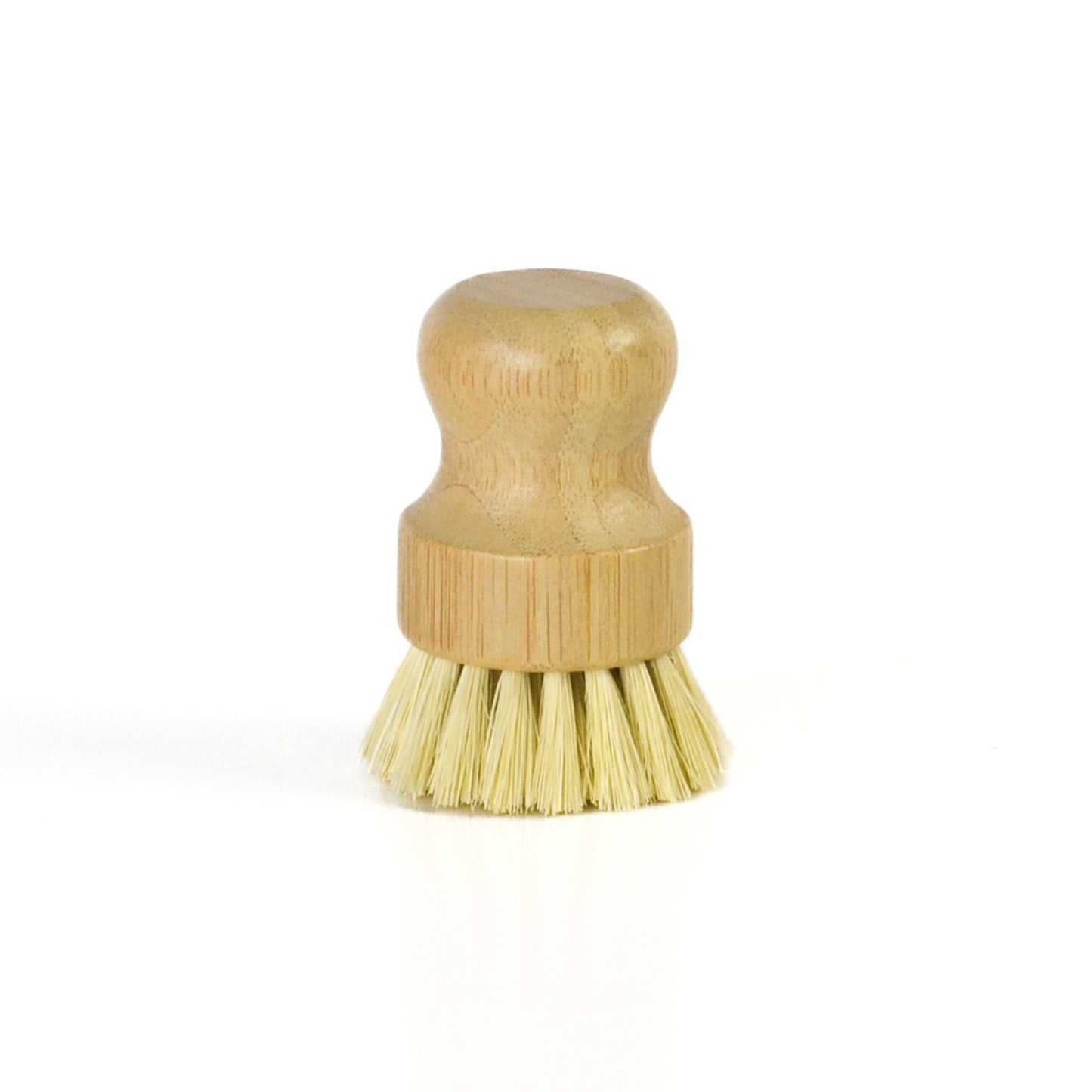 Compostable plastic-free dish scrub brush. Bamboo and sisal, scratch free and sustainable.