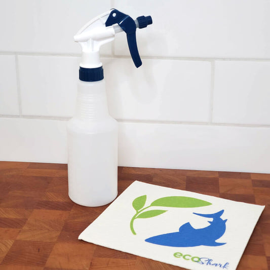 High quality ultra reusable spray bottle and compostable cellulose cloth