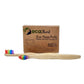 Kids bamboo toothbrush and eco floss picks dental care for kids