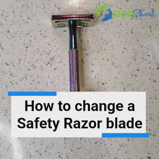 So easy to change a safety razor blade