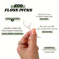 Eco Dental Floss picks by the Future is Bamboo Vegan and cruelty free