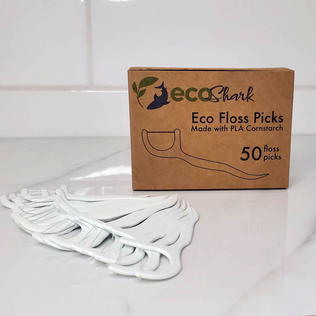 PLA Dental Floss picks sustainable dental care